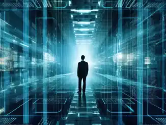 Tecnologia digital, ambientes tecnológicos, inovação e futuro, ambiente de alta tecnologia, ambiente digital futurista, relevância para sustentabilidade, inovação tecnológica no ambiente empresarial, conexão digital, ambiente tecnológico avançado, imagem de alta tecnologia e inovação.