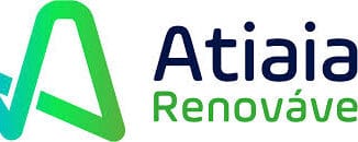 Atiaia Renováveis logotipo de empresa de soluções sustentáveis e energias renováveis, promovendo inovação ambiental e responsabilidade ecológica no setor energético brasileiro.