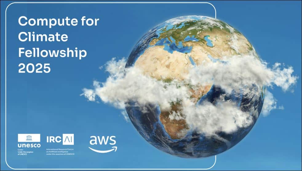 Computação para Fellowship de Clima 2025 com foco em tecnologia, sustentabilidade e inovação para combater as mudanças climáticas.