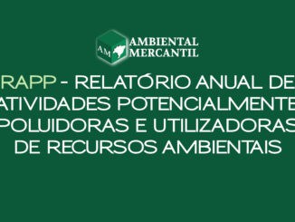 Relatório anual de atividades potencialmente poluidoras e utilizadoras de recursos ambientais por Ambiental Mercantil.