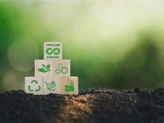 Eco-friendly economia circular sustentabilidade gestão resíduos natureza ambiental mercantil.