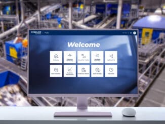Sistema de monitoramento de produção industrial com painel digital em fábrica de alimentos e embalagens, promovendo eficiência, controle de qualidade e sustentabilidade no ambiente industrial.