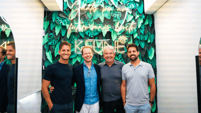 Marcelo Raskin, Eelco Keune, Gerson Raskin e Luiz Felipe Raskin. Foto: Divulgação