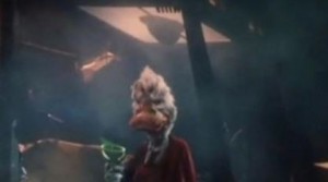 Howard had a theatrical come-back this year, but this mangy fowl is NOT my Howard!