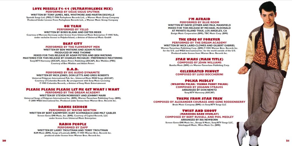 Ferris Bueller's Day Off Soundtrack Review By Now Playing Podcast