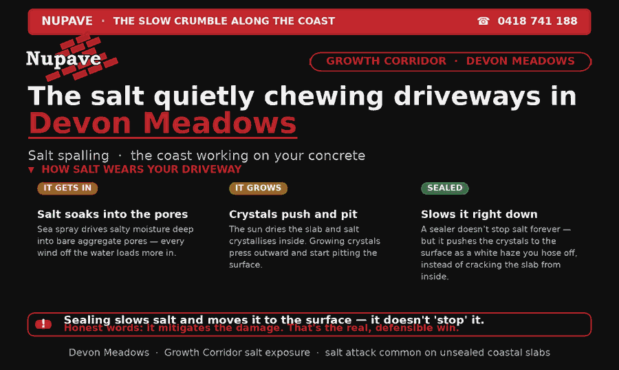 Nupave sealing — common problem and fix in Devon Meadows