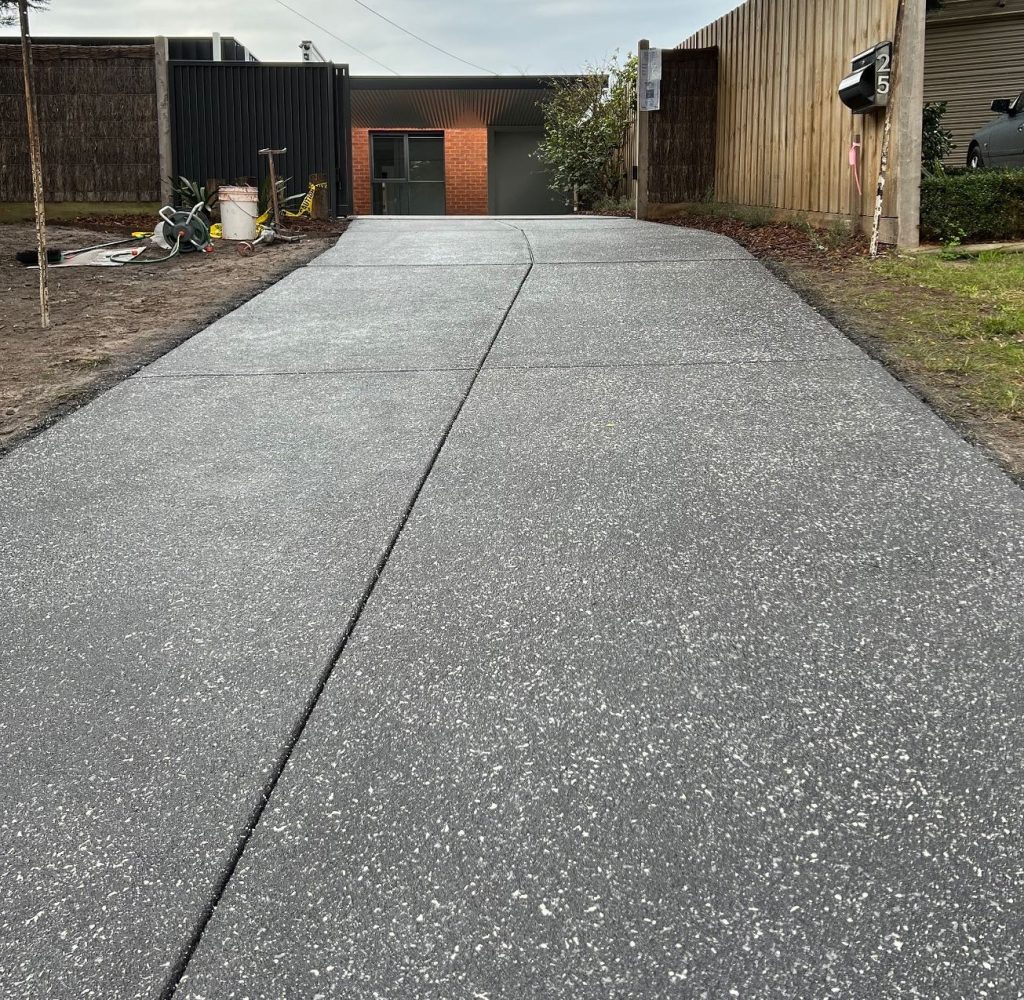 Inverloch 1 Concrete resurfacing Inverloch exposed aggregate driveway