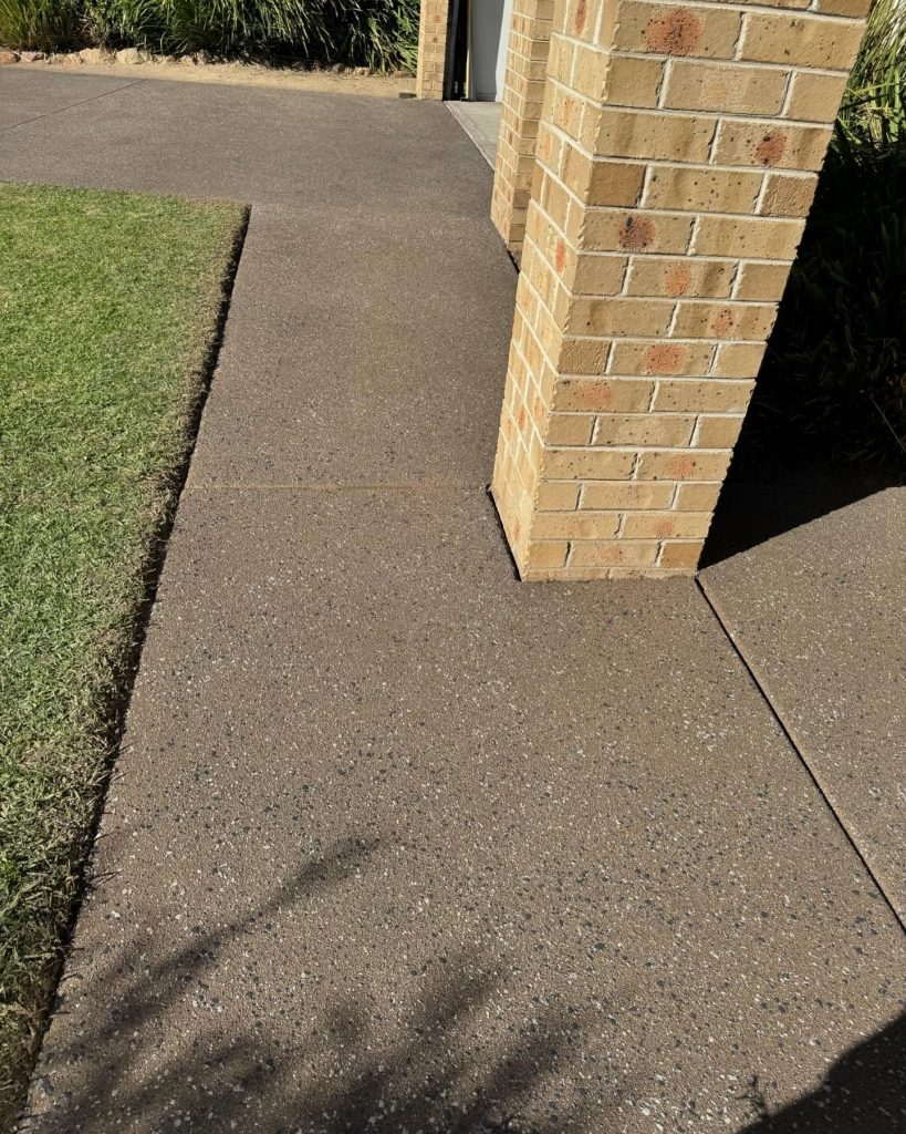 Concrete driveway resurfacing in Rosebud Melbourne