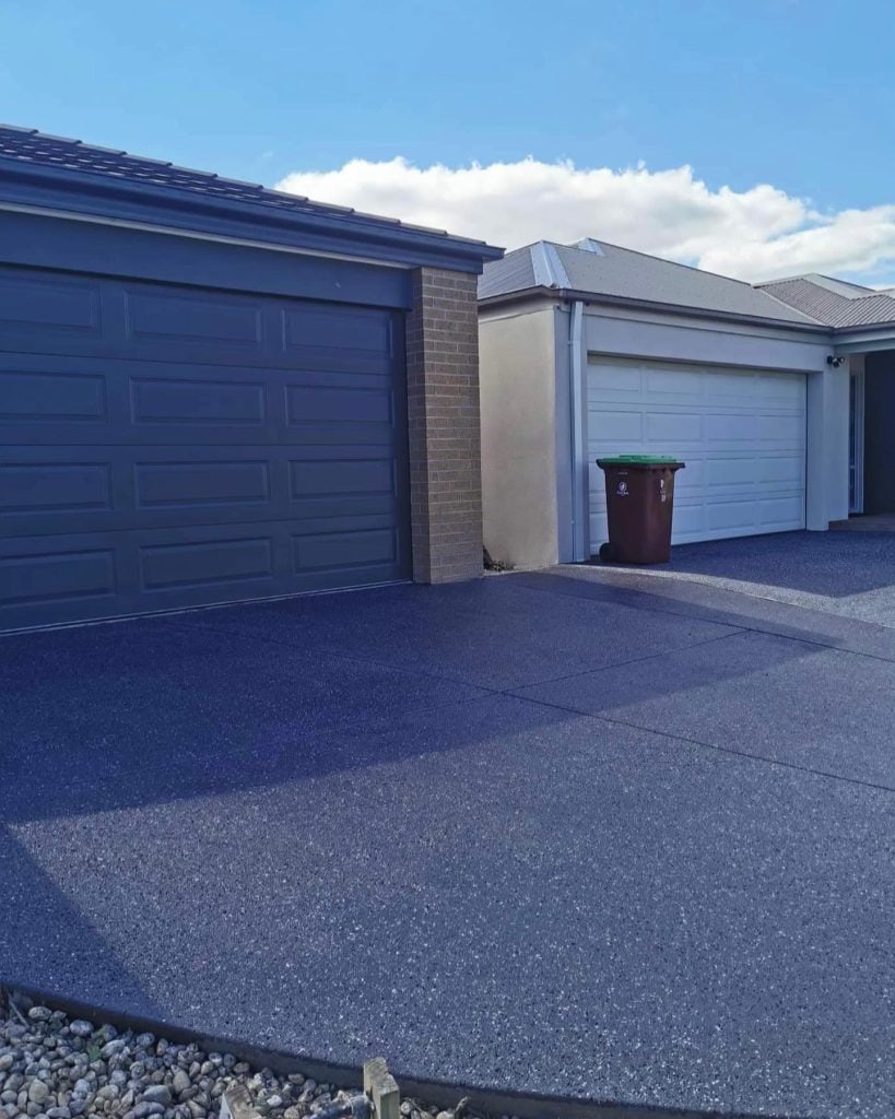 Concrete resurfacing Cranbourne finished driveway surface