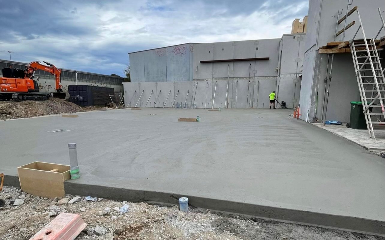 Commercial concreting for a daycare centre in Melbourne