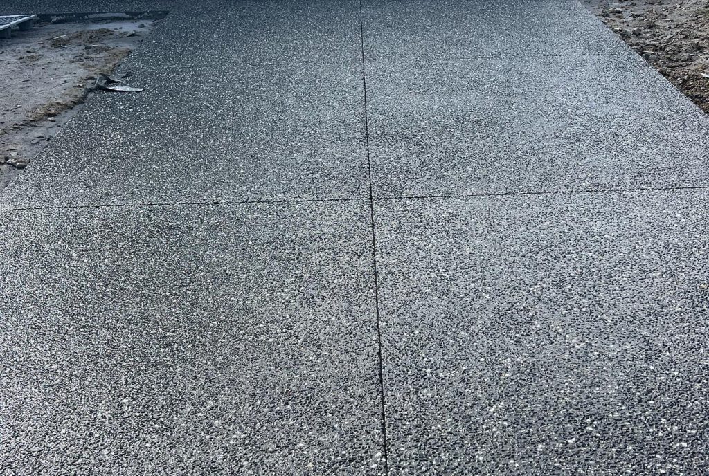 exposed aggregate concrete driveway Melbourne