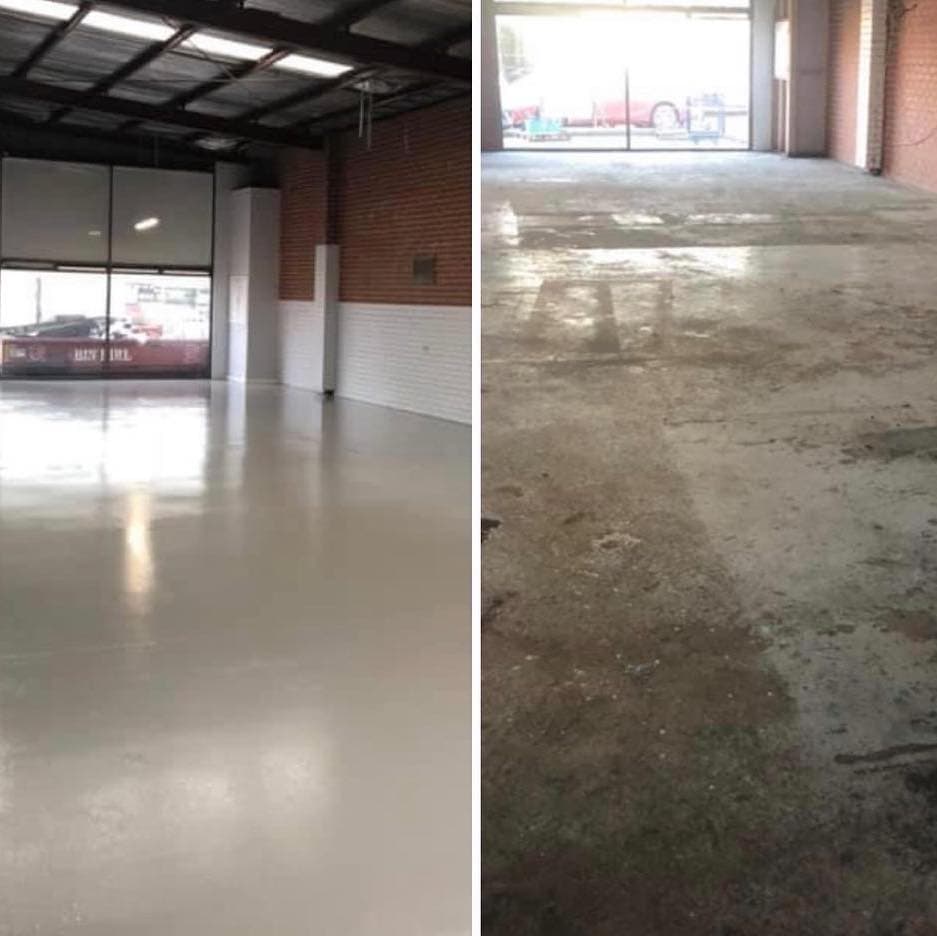 Commercial epoxy flooring warehouse Melbourne