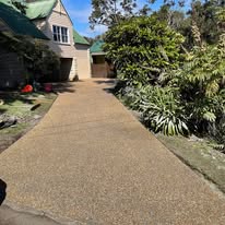 exposed aggregate driveway mornington peninsula