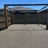 exposed aggregate entertainment area pakenham