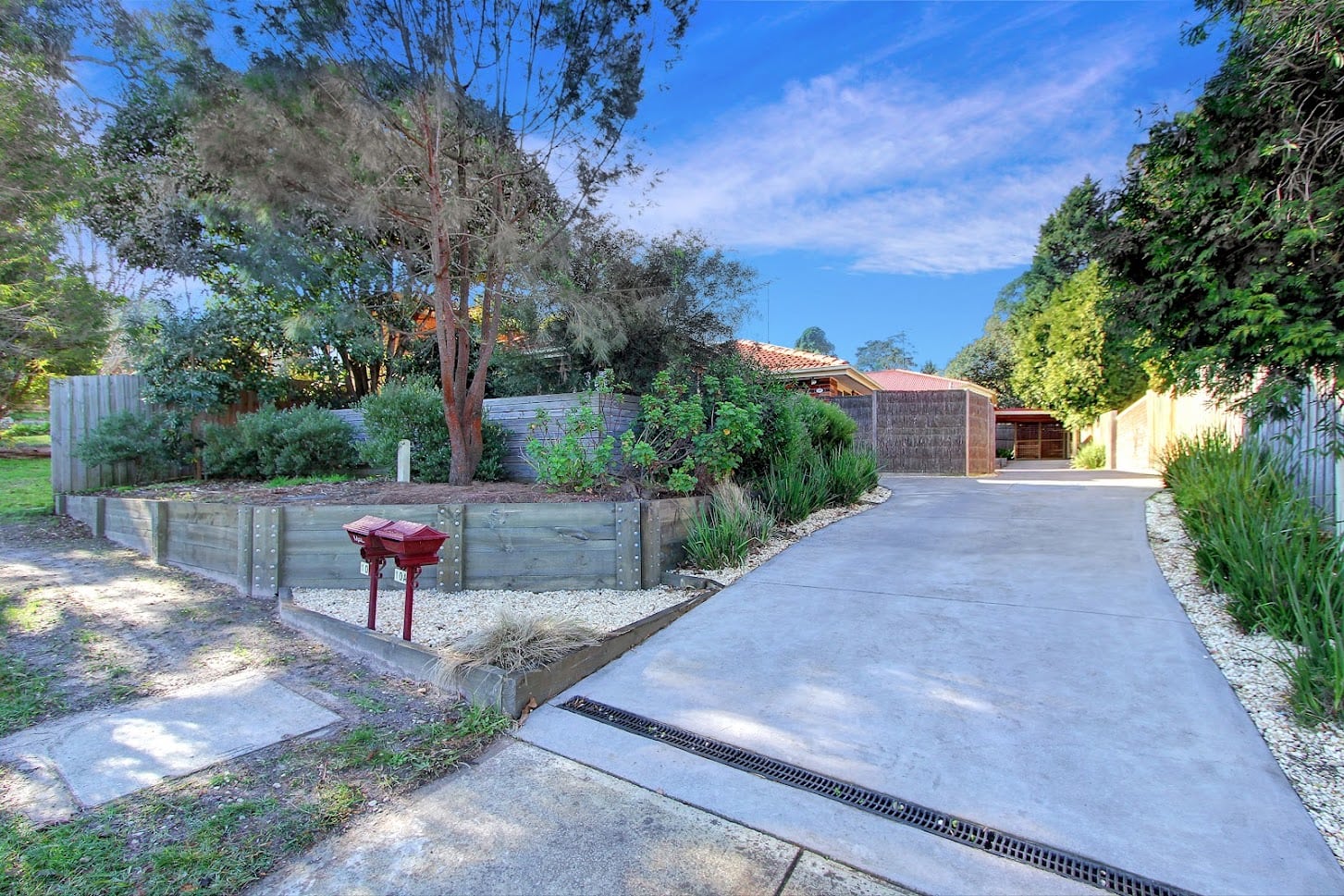 Concrete driveway installation