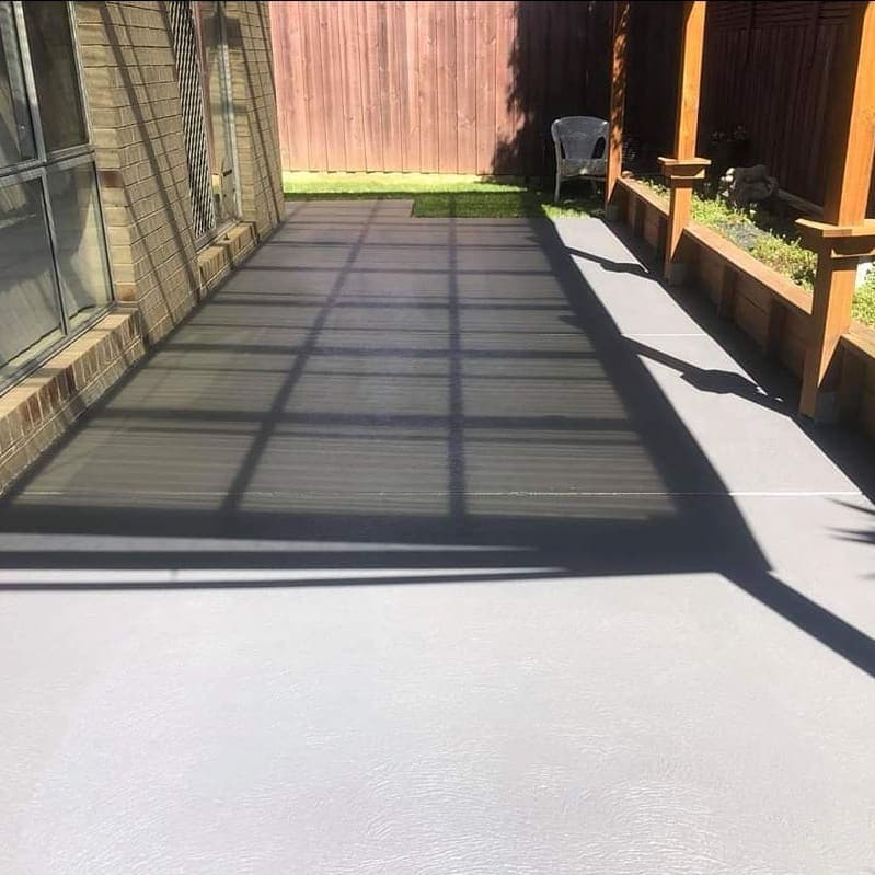 coloured concrete sealing melbourne walkway finish