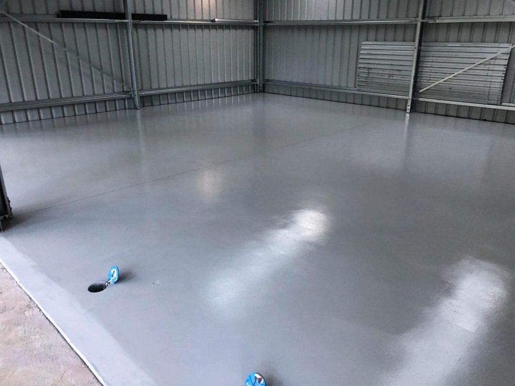 Industrial shed epoxy floor coating Melbourne