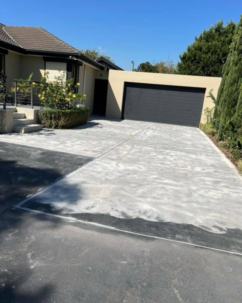 Grinding existing coating before concrete resurfacing in Ferntree Gully