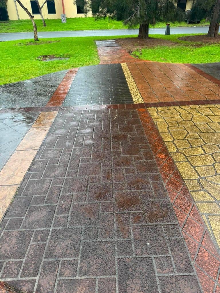 Concrete resurfacing laid 26 years ago with no maintenance for over 12 years.