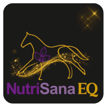 NutriSana EQ logo, horse design
