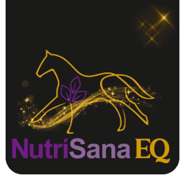 Horse outline with NutriSana EQ text