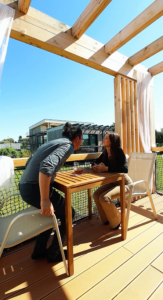 AZ Apartman terasz pillanatkép