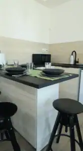 Barázdabillegető apartman konyha felszereltség