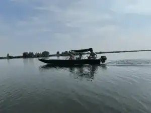Csónakázás a Tisza-tavon - pillanatkép