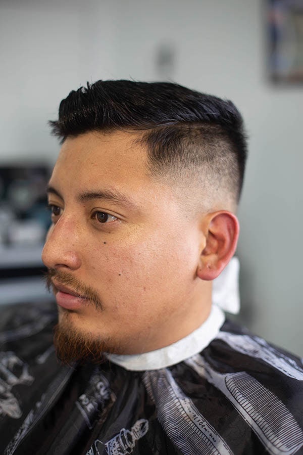 A clean fade haircut at New York Barbershop near Gardena ca 90247