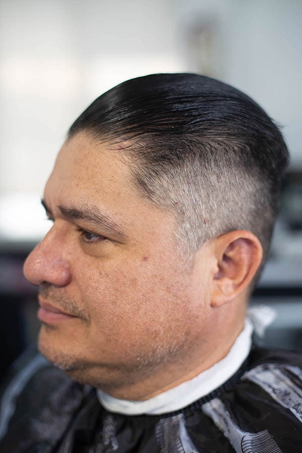 A slilck back haircut at New York Barbershop near Gardena 90247