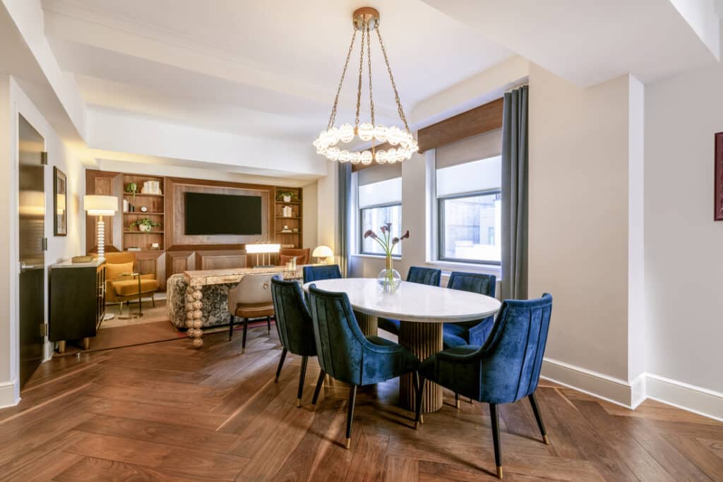 TRS_BenjaminNewYork_GuestRoom_TheBeverlySuite_DiningRoom(2) Gallery Image
