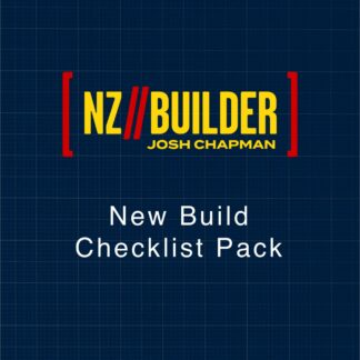 New Build Checklist Pack
