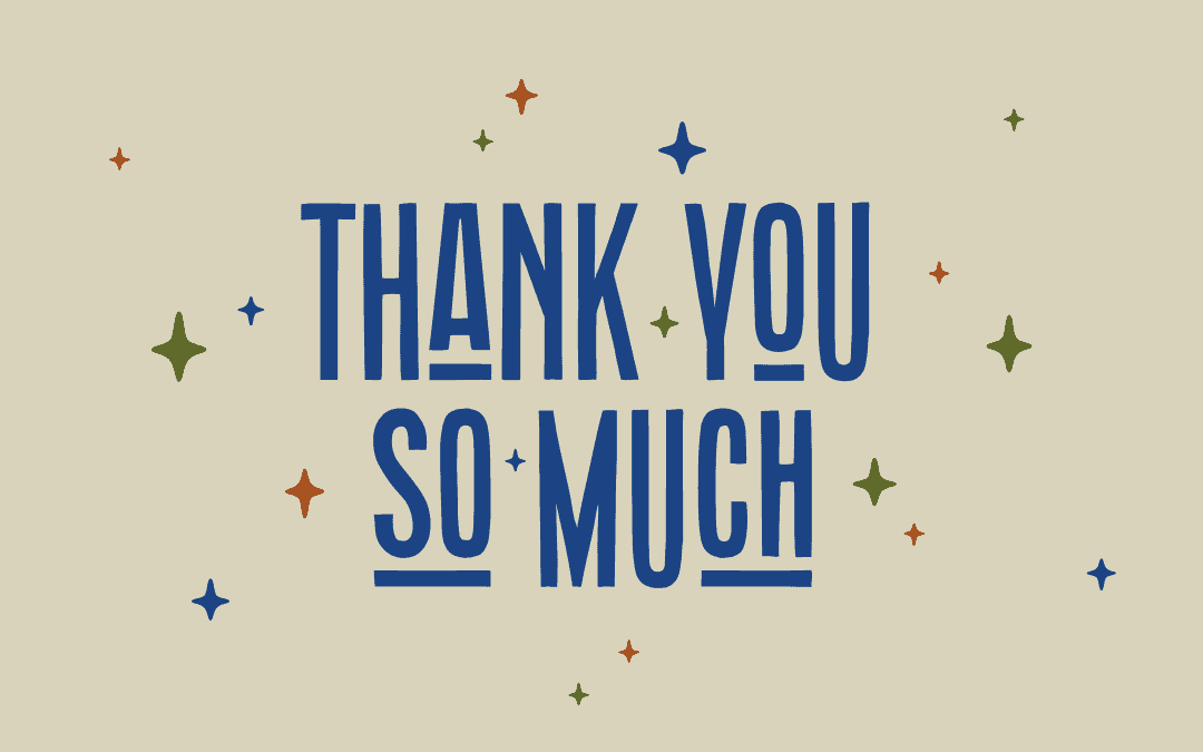 Thank You, Members!