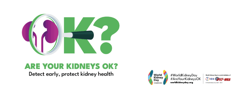 Logo for World Kidney Day 2025.