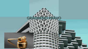 gradbeno pravo napis na sliki stavne
