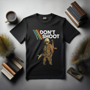 DON’T SHOOT Retro Arcade Gaming Shirt