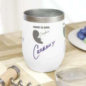 Candace Owens Christ Is King Chill Wine Tumbler 12oz us