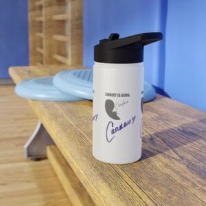 Candace Owens Christ Is King Stainless Steel Water Bottle, Standard Lid usa