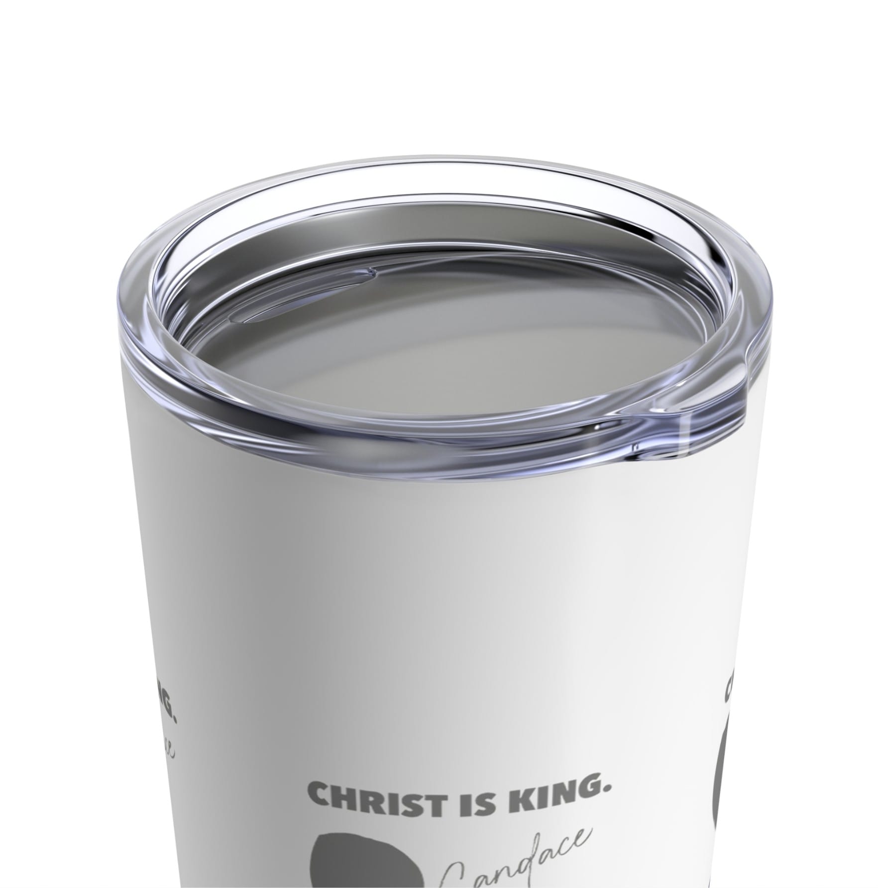 Candace Owens Christ Is King Tumbler 20oz Us
