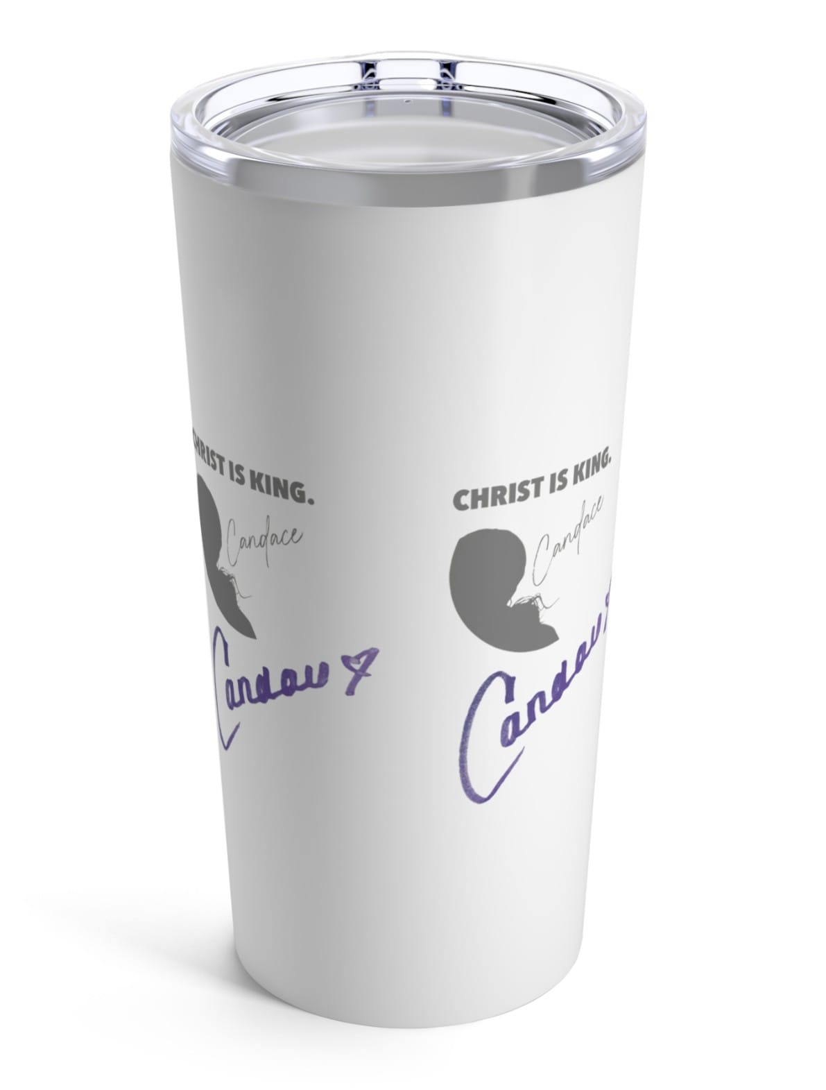 Candace Owens Christ Is King Tumbler 20oz