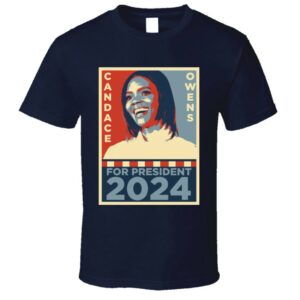 Candace Owens For President 2024 Election Hopeful Republican T Shirt