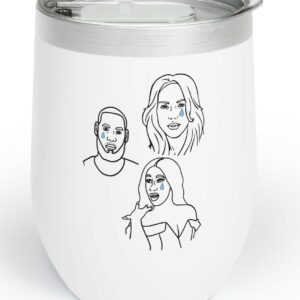 TRUMP WINS LIBERALS CRY STANDACE Chill Wine Tumbler 12oz US