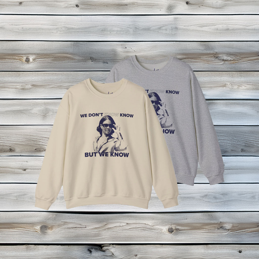 Candace Owens We Know Glasses Crewneck