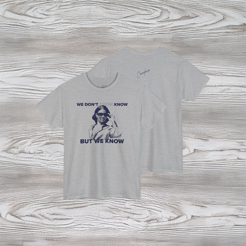 Candace Owens We Know Glasses T-Shirt