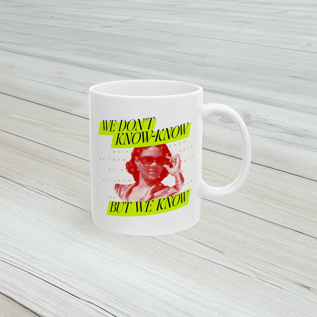 Candace Owens We Know Neon Mug