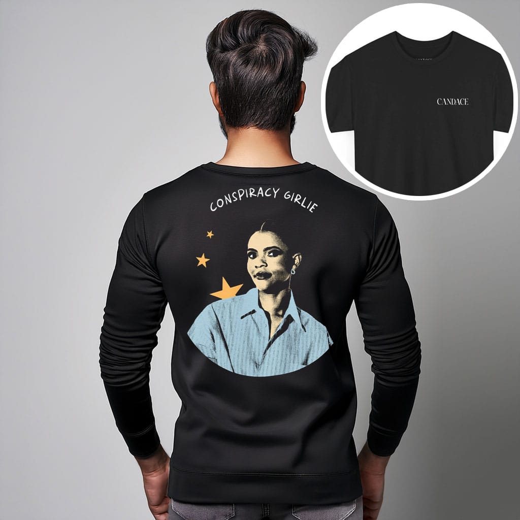 Candace Owens Conspiracy Girlie Crewneck