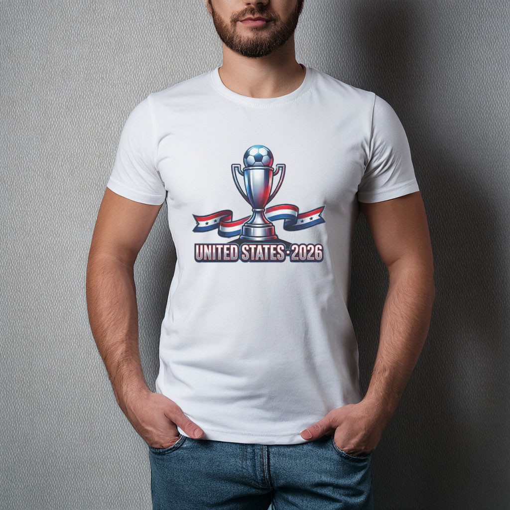 American Soccer Fan Supporter Tee, USA 2026 World Cup T-Shirt
