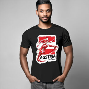 Austria World Cup 2026 Soccer Motion Shirt