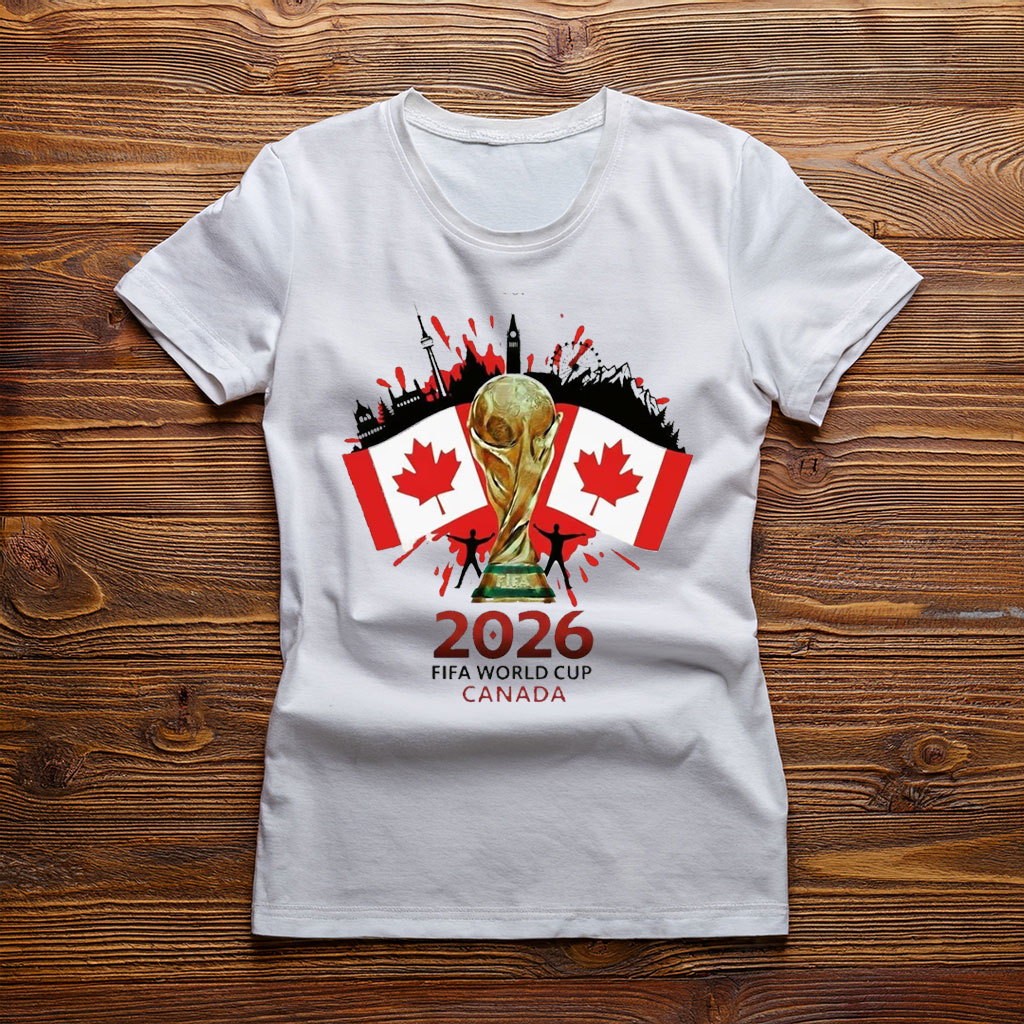 Canada FIFA World Cup 2026 Trophy Graphic Shirt