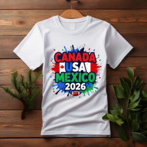 Canada USA Mexico 2026 Color Splash Shirt